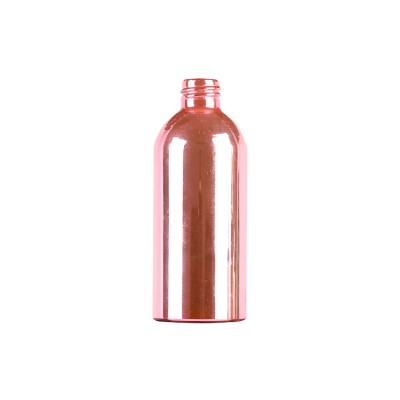 High End Luxury Aluminum Shampoo Bottle With Pump